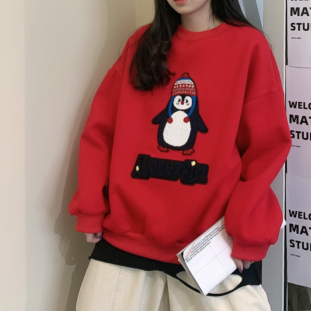 Penguin Embroidered Sweater PL21200