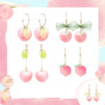 Lovely peach earrings PL51699