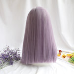 Harajuku Purple Long Straight Wig PL51311
