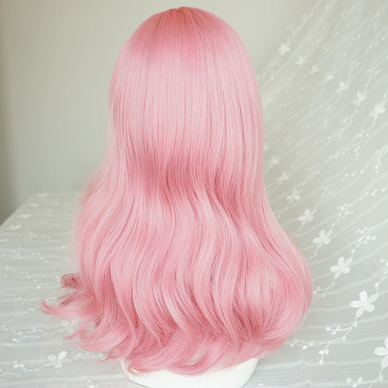 Pink curly hair PL20676