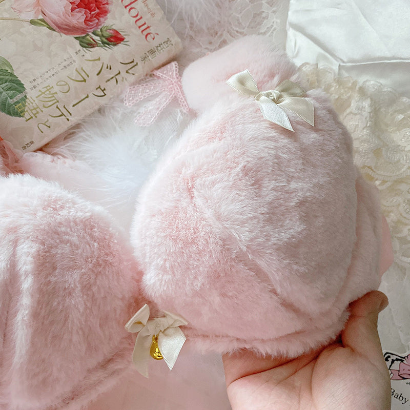 Cute pink plush underwear  PL50929