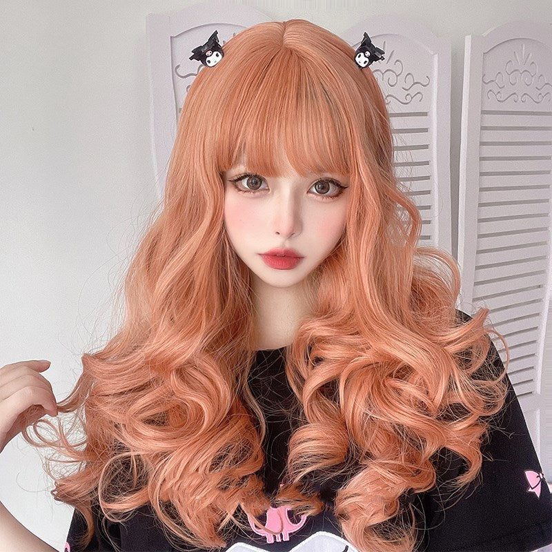 Lolita Long Curly Orange Wig PL51856