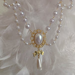 Bow Pearl Necklace PL51847