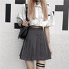 Harajuku Grey Pleated Skirt  PL52435