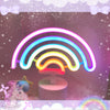 Rainbow Unicorn Neon PL50672