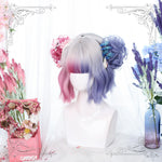 Lolita blue pink wig PL50271