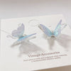 Blue butterfly earrings  PL51075
