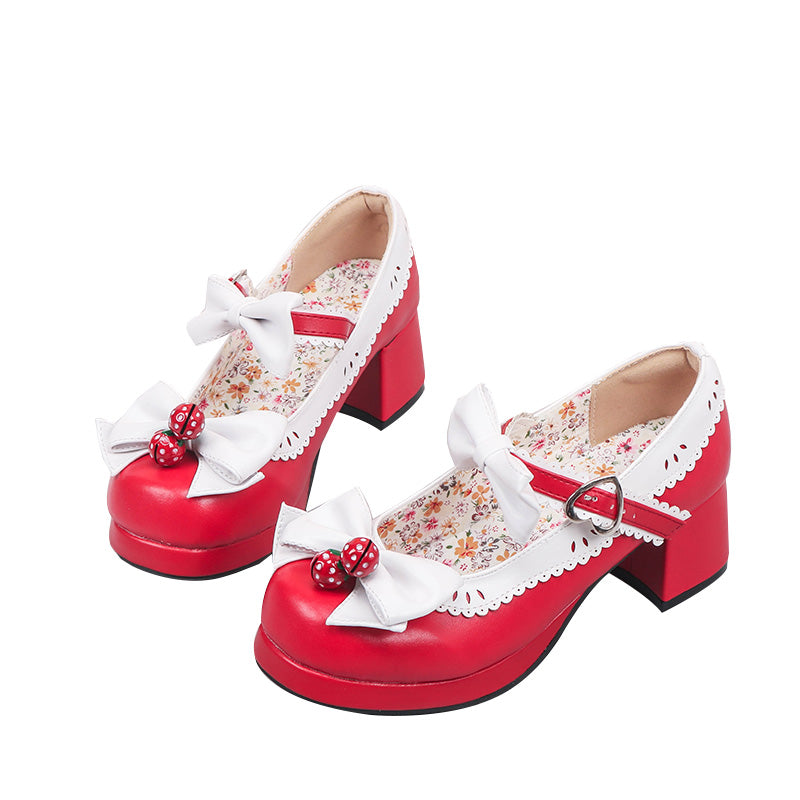 Lovely Lolita Strawberry Bell Shoes PL51408