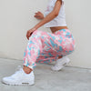 Hip hop pink camouflage pants PL20912
