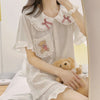 Cute bear white pajamas set PL51774