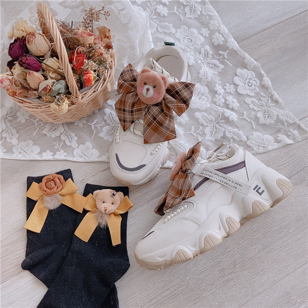 cute bow sneakers  PL52720