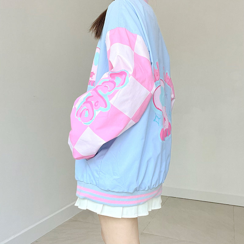 Cute rabbit print jacket PL52003