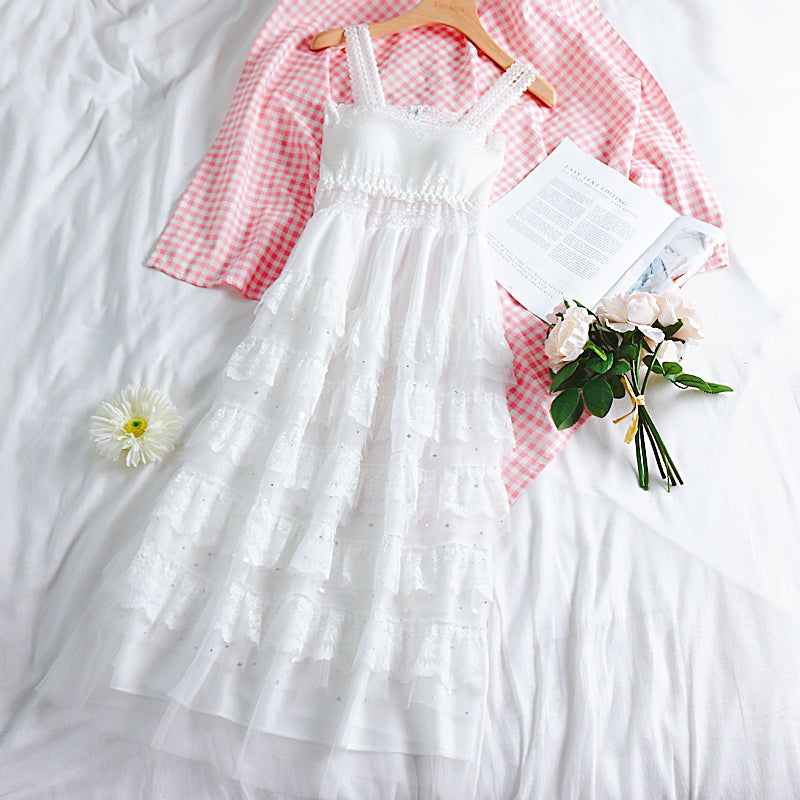White lace dress   PL50289