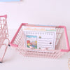 Cute mini shopping cart Ornaments PL51845