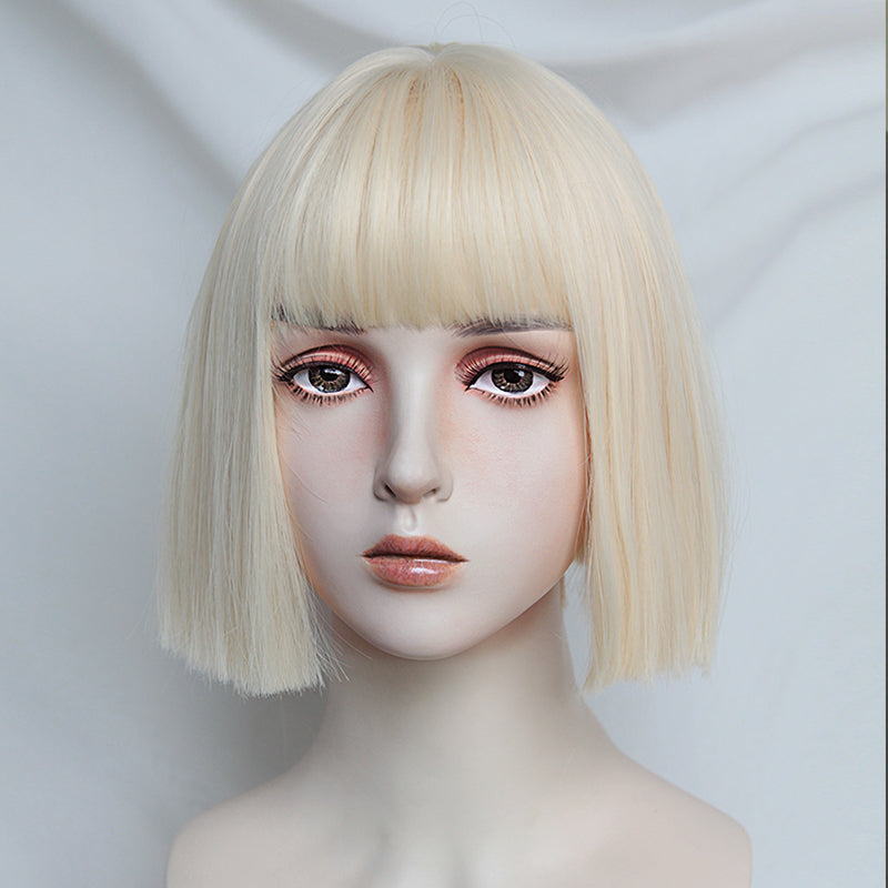 Lolita short golden wig PL52010