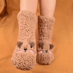 Cute cartoon plush socks (1 pair) PL52147