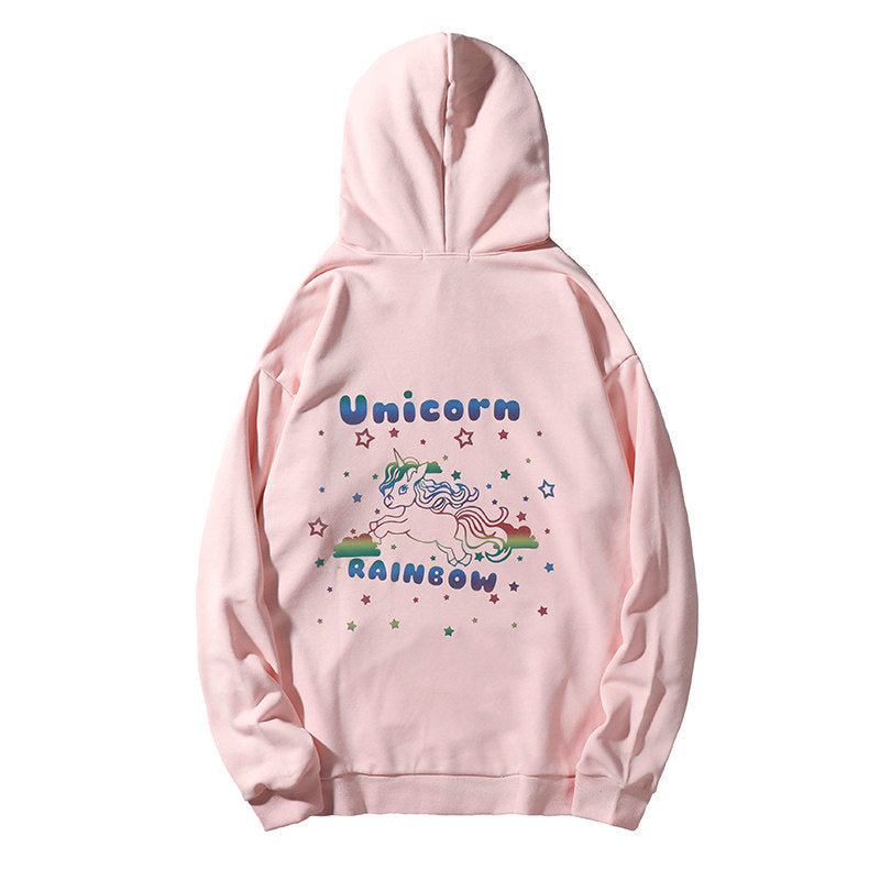 Unicorn 3M reflective plus velvet sweater PL21028