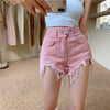 Pink High Waist Shorts  PL52329