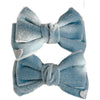 blue bow hair accessory   PL52247