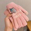 Cute knitted gloves PL51114