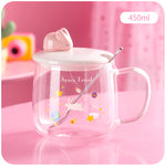 Cute drinking glass PL50007