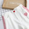 Embroidered casual shorts PL20731