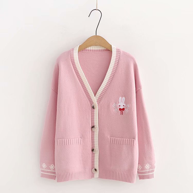 cute bunny print sweater PL52397