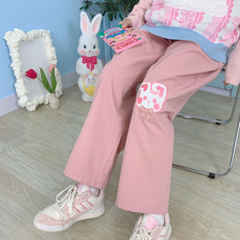 Pink casual pants PL50963