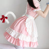 lolita pink maid uniform PL52359