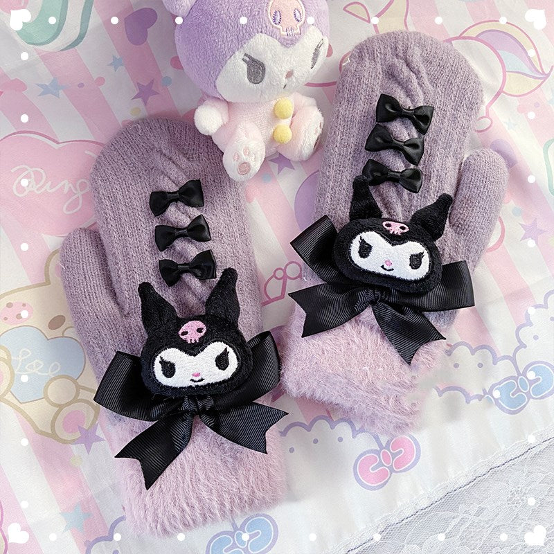 Cute cartoon bow gloves PL51437