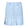 Blue high waist pleated skirt PL50859