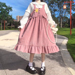 Cute all-match suspender skirt + shirt PL51331