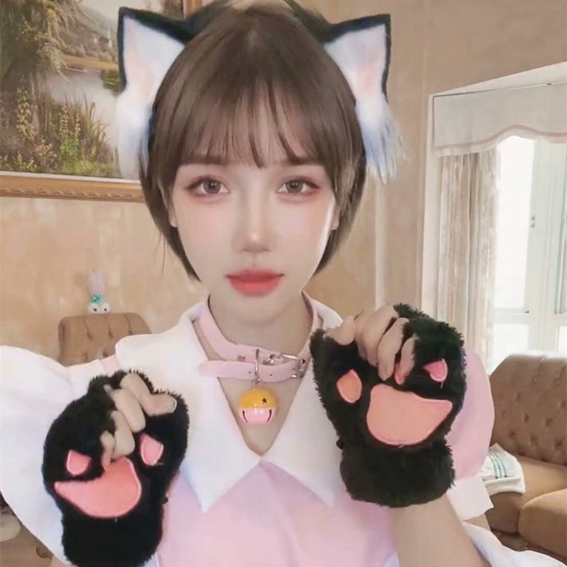 Cute anime cat paw gloves PL51915