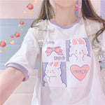 Cute cartoon print short sleeve PL51170