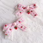 Lolita pink strawberry hair accessory PL51348