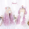 Lolita gradient color long curly wig PL51885