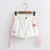Embroidered casual shorts PL20731