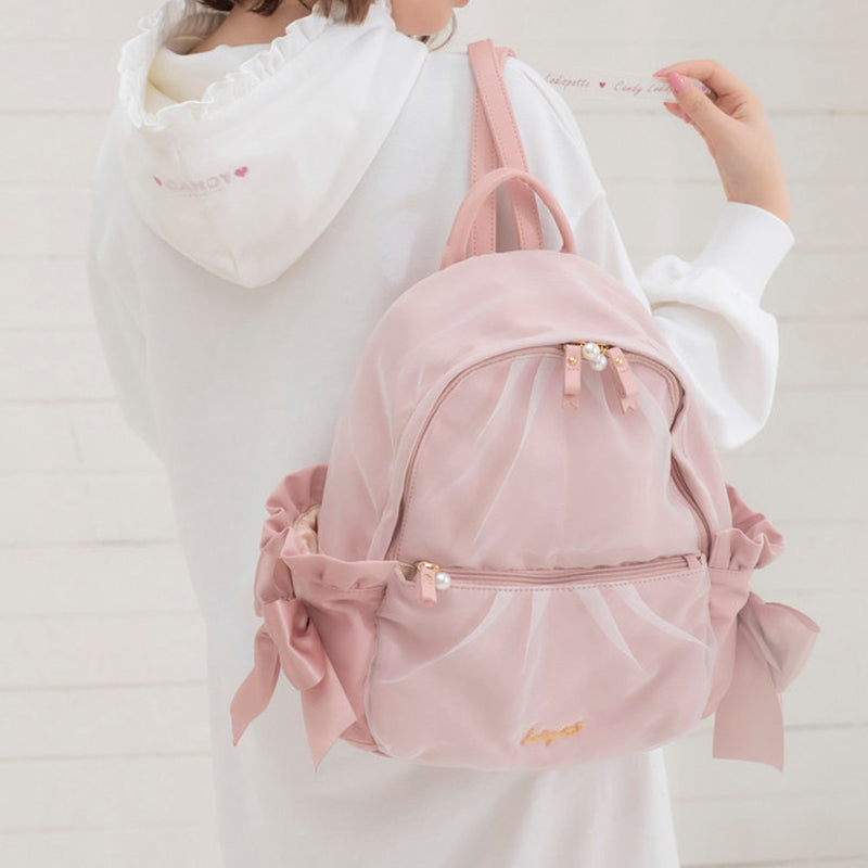 Cute bow backpack PL51387