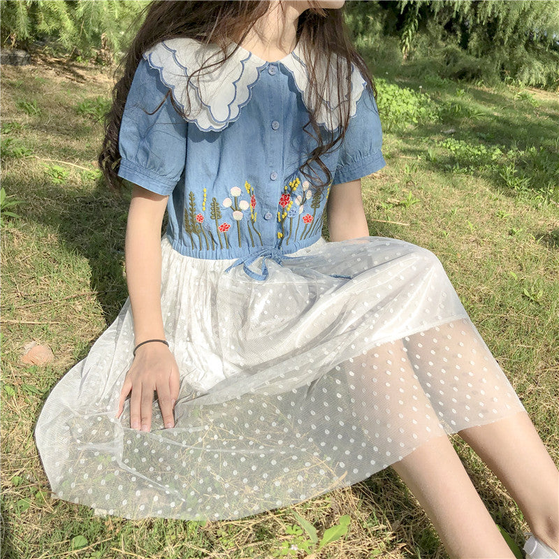 Lolita stitching dress PL20349
