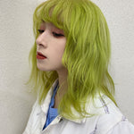 Fluorescent green short wig PL20648