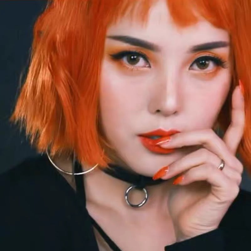 Kim Hyun A dirty orange wig PL20652