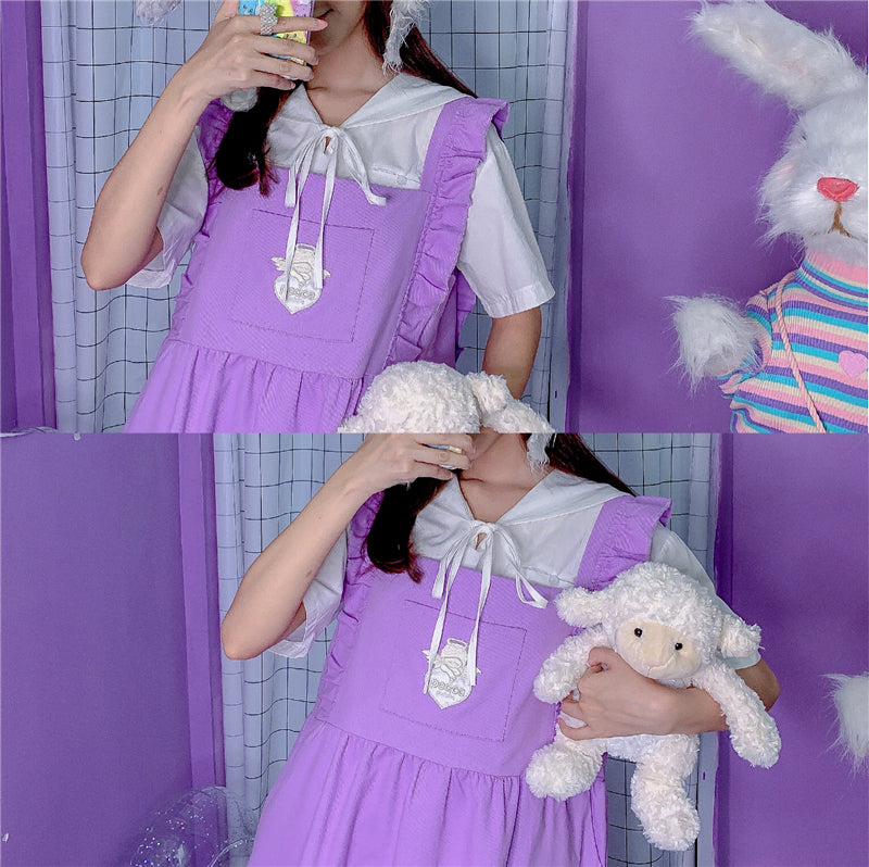 Purple strap dress PL20620