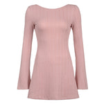 Pink Knit Dress  P1046