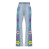chic floral print jeans  PL52710