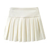 White all-match pleated skirt PL51355
