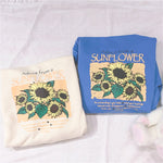 Sunflower print t-shirt PL20597