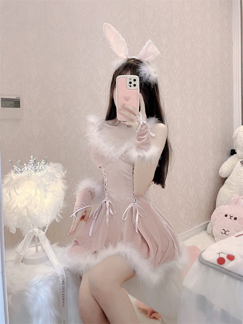 Pink Bunny Girl Suit PL52140