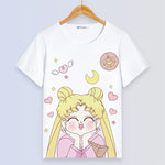 Cute Cartoon Print T-shirt PL51714