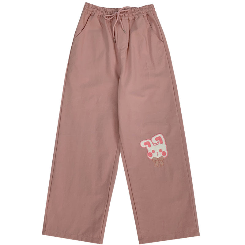 Pink casual pants PL50963