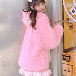 Cute plush coat PL50965